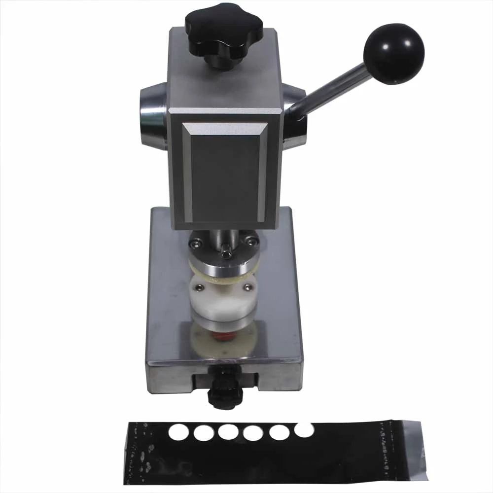 Small Battery Electrode Disc Hole Punching Coin Cell Stamping Machine For 2032 Battery