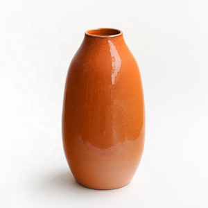 Handmade Glazed Ceramic Vase Classic Shape For Home Hotel Decor Centerpiece Gifts