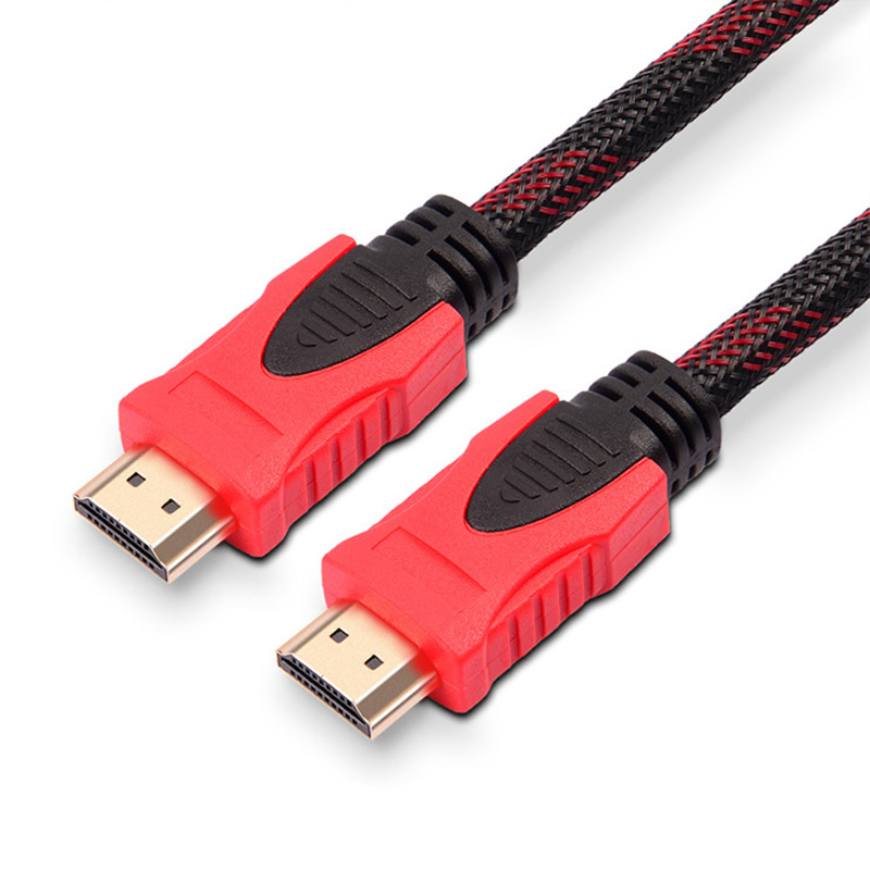 Good Price 1.5M 3M 5M 10M 15M 20M 30M High Speed nylon Braided  1080P 4K HDMI Cable for Computer 1.4 3D MALE TO MALE HDTV Cable