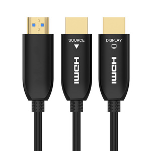 Custom logo 18Gbps 4K/60Hz optical fiber HDMI 4K cable HDMI2.0 AOC cable