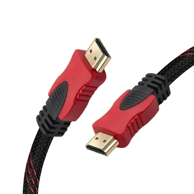 Good Price 1.5M 3M 5M 10M 15M 20M 30M High Speed nylon Braided  1080P 4K HDMI Cable for Computer 1.4 3D MALE TO MALE HDTV Cable