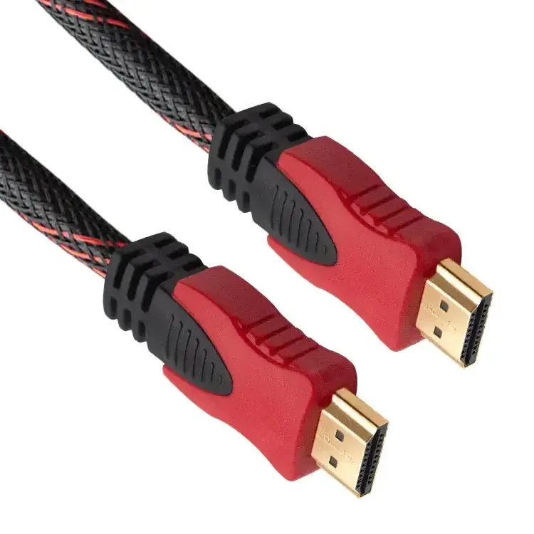 Good Price 1.5M 3M 5M 10M 15M 20M 30M High Speed nylon Braided  1080P 4K HDMI Cable for Computer 1.4 3D MALE TO MALE HDTV Cable