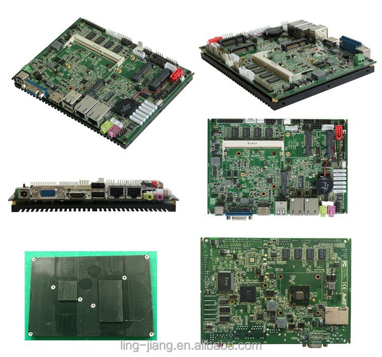 6xUSB 6xCOM RS485 RS232 Fully Tested Working Perfect Intel Atom CPU Fanless Mainboard Industrial Motherboard