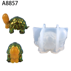 A8857 3D Penis turtle Resin Silicone Molds Epoxy Casting candle silicone Mould for DIY Craft