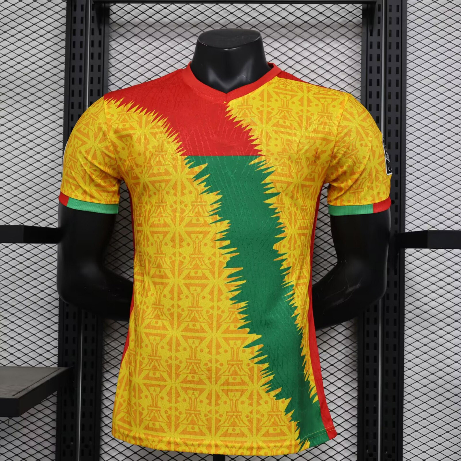 Custom 2324 African Burkina Faso football jersey with logo and digital print cup