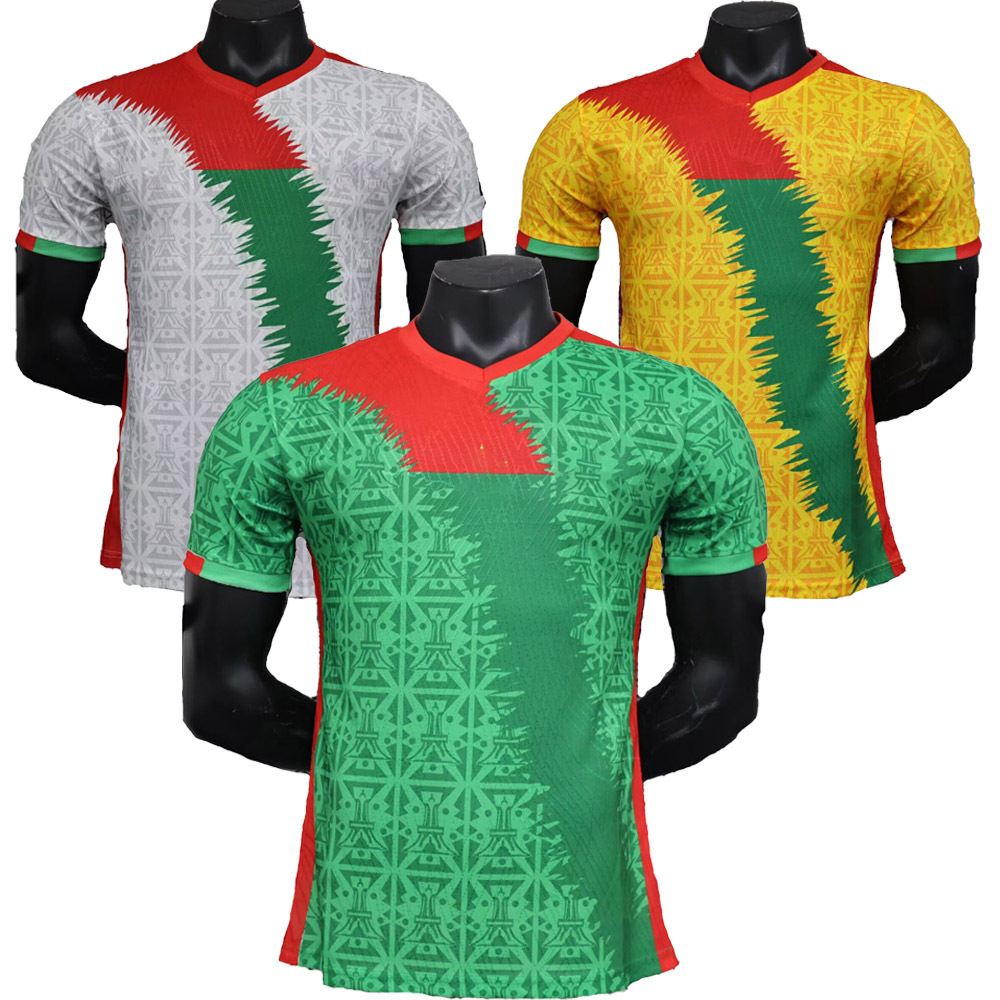 Custom 2324 African Burkina Faso football jersey with logo and digital print cup