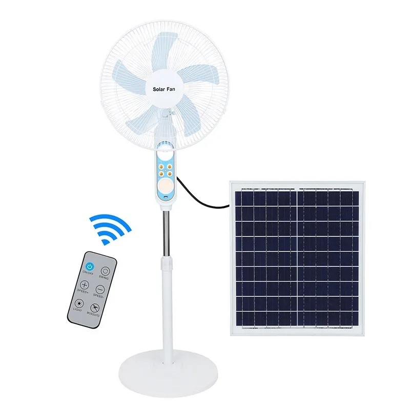 12V DC solar fan solar  rechargeable fan household support solar fan outdoor