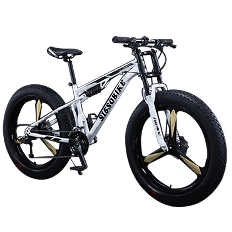 High Grade Aluminium Alloy chopper fat bike 26 / complete suspension Fork folding fat bicycle / fat tire mini bike for sale