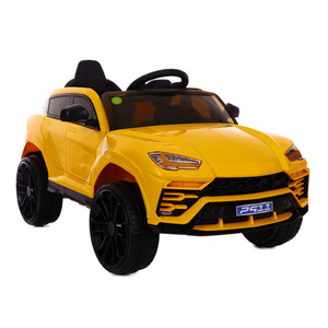 Factory wholesale cheap price LED flashing wheel children electronic toy car, kids baby remote control ride+on+car