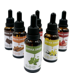 Pure 100% Natural Fruit Flavor Organic Stevia Extract Drop Liquid With Different Flavor