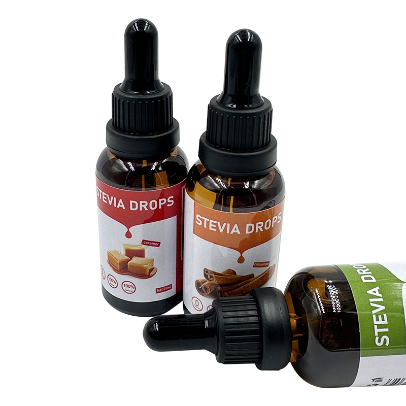 Pure 100% Natural Fruit Flavor Organic Stevia Extract Drop Liquid With Different Flavor