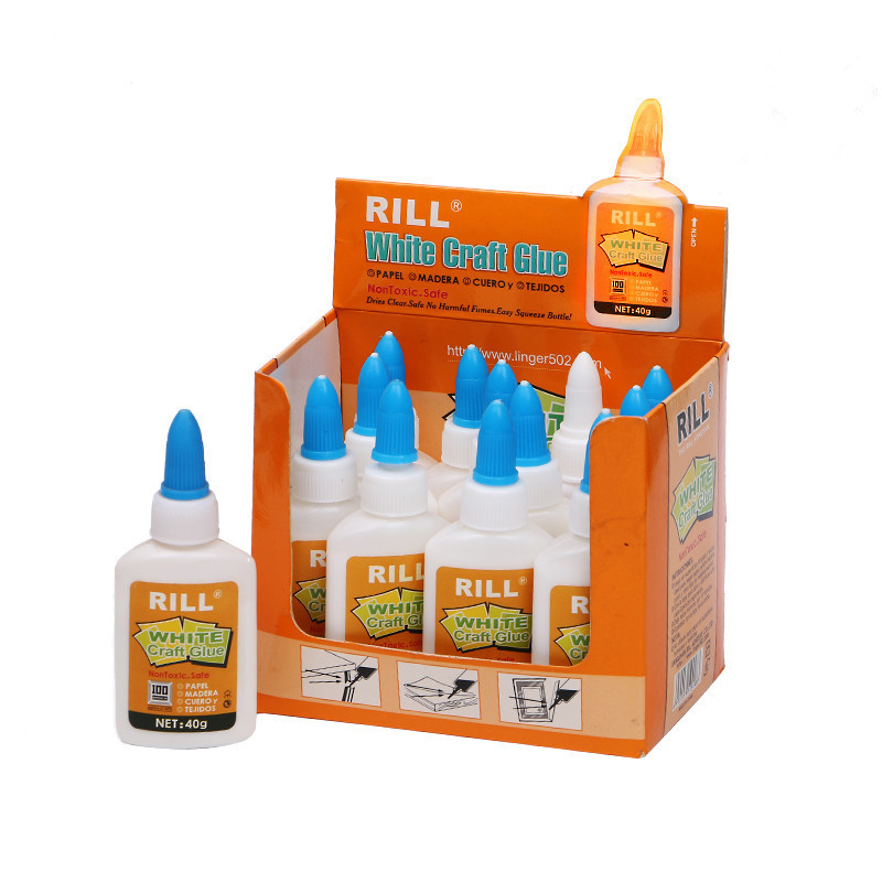 RILL 40g wood glue white gluecraft paper PVA glue