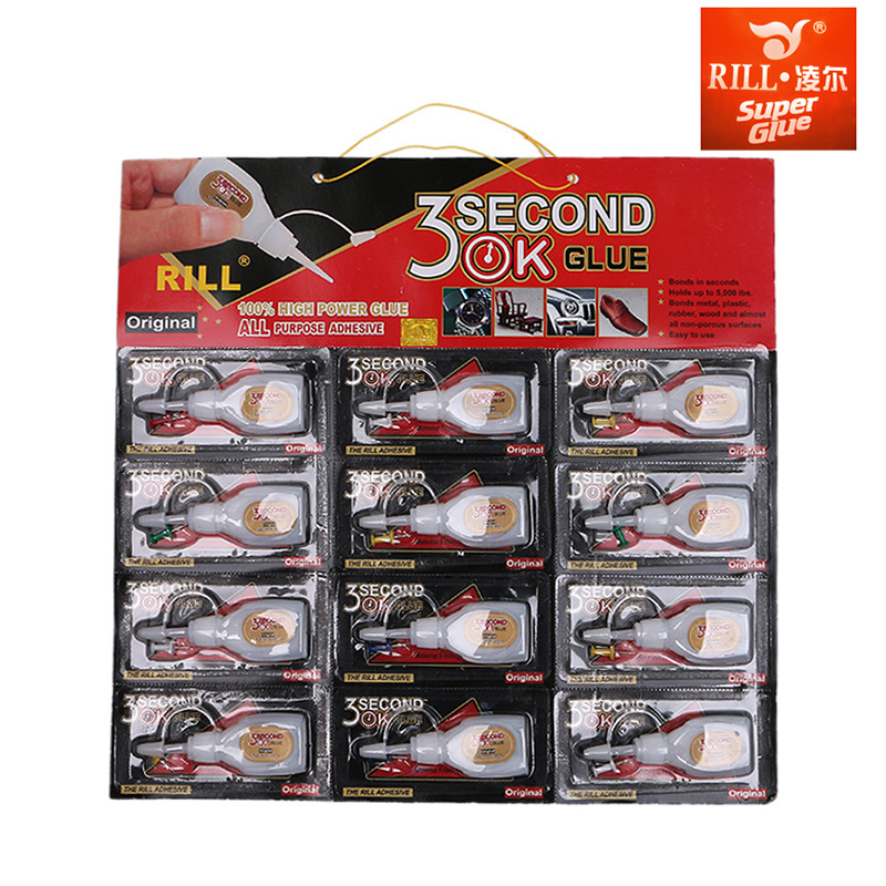 All purpose adhesive 3 second ok super glue