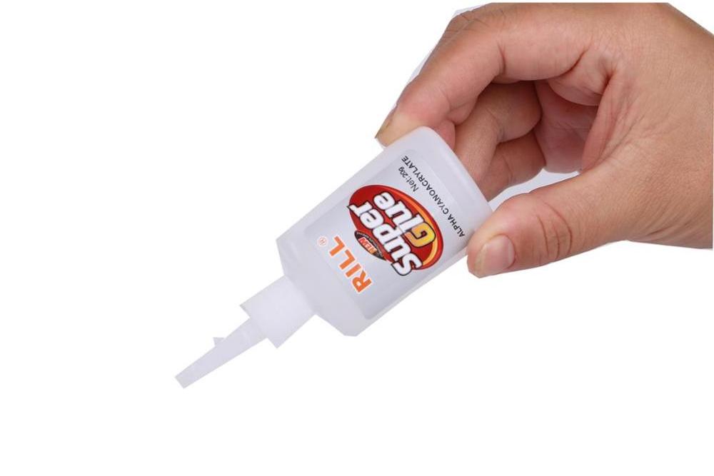 factory hot sale RILL 20g round bottle  super glue for metal plastic rubber 502 RILL GLUE