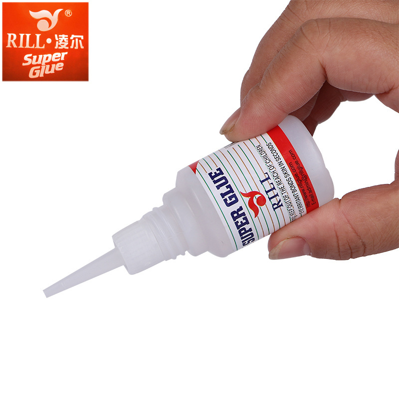 factory hot sale RILL 20g round bottle  super glue for metal plastic rubber 502 RILL GLUE