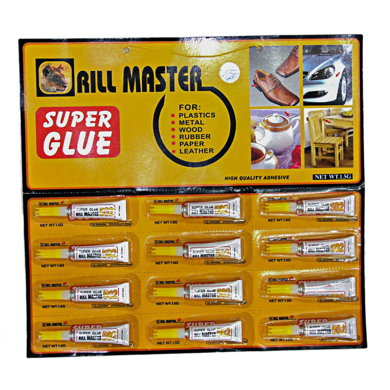 Rill master 12pcs tube Super adhesive universal multi purpose  power glue