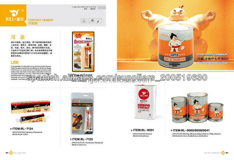 top selling waterproof super contact cement for leather wood clothes plastic strong shoes glue multi purpose adhesive