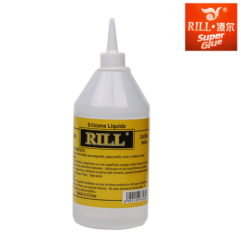 RILL factory direct selling  30ml silicona liquida adhesive glue PVA glue for glass wood plasticmetal liquida glue