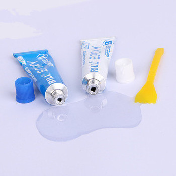 5 minutes  transparent epoxy AB glue 20g toughened industrial  heat resistant  exopy steel  glue