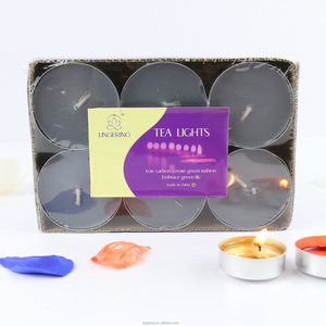 12pcs Scented Tea Lights Candles Night Dinner Tea lights 9 Hours Long Burn Time Color scented tea lights candle