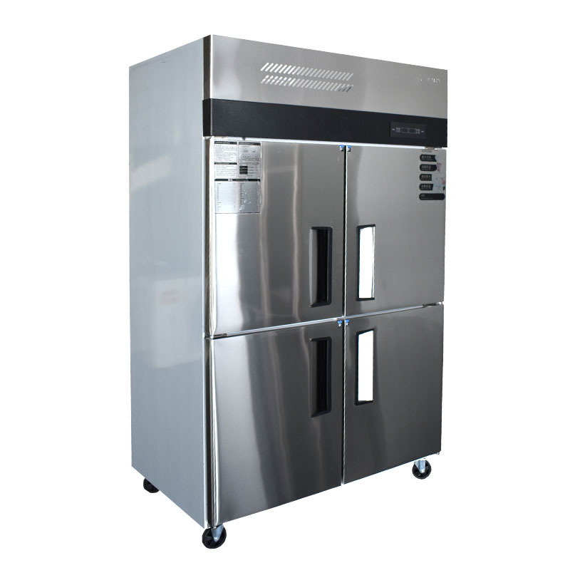 Good quality factory directly stainless steel refrigerator 4 door commercial refrigerator deep freezer