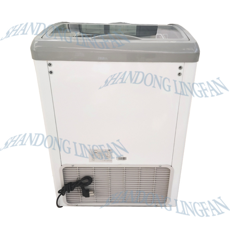 Supermarket mini ice cream freezer refrigerator / popsicle small freezer chest display refrigerator freezer