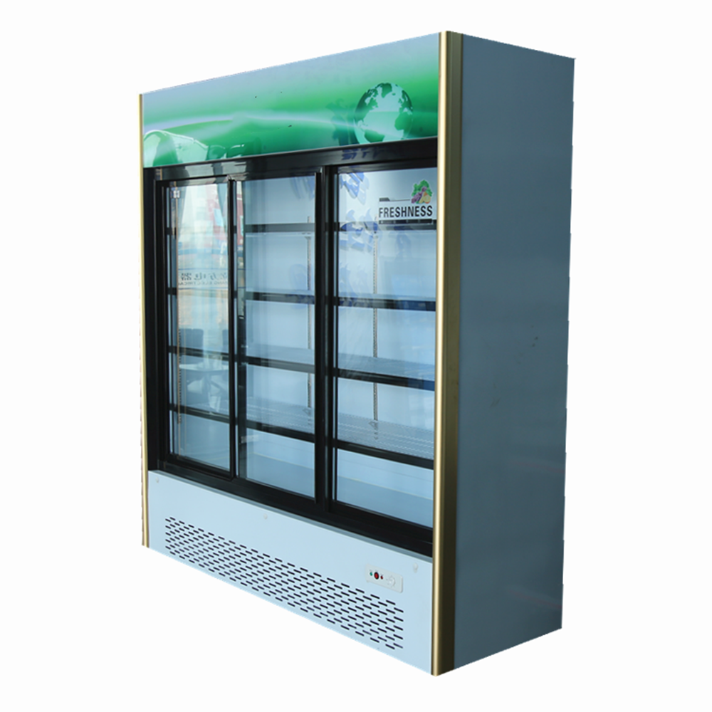 Vertical freezer upright showcase display pepsi fridge