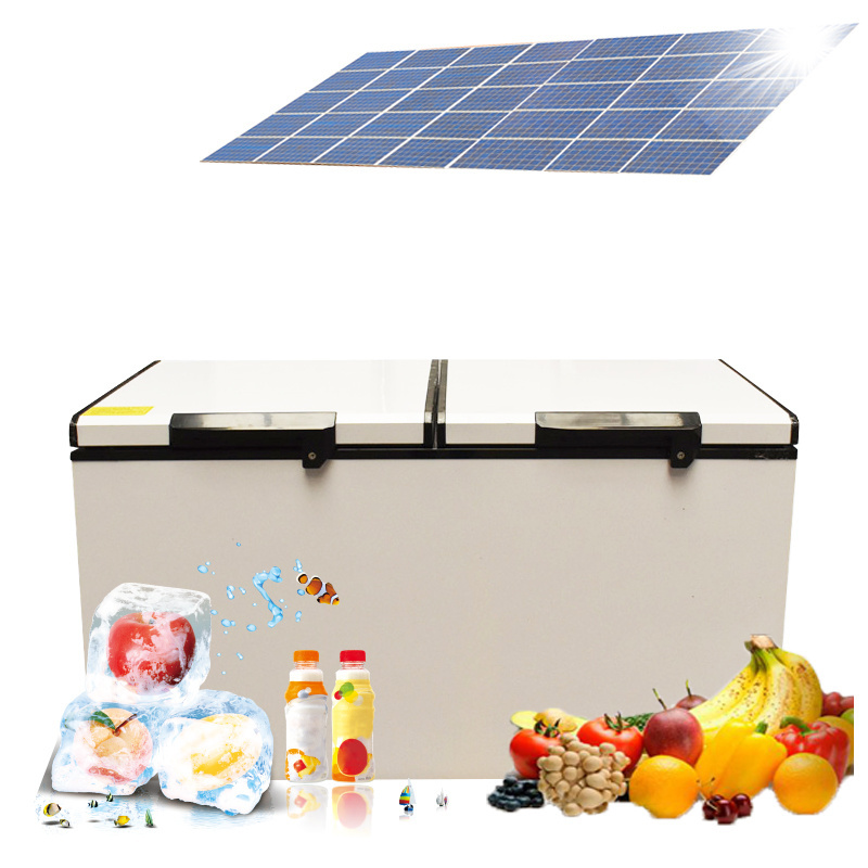 12 DC Factory Price Refrigerator Quality Assurance Ice Cream Deep Freezer Frozen Chest Solar Fridge