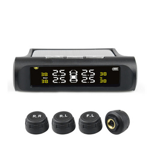 TPMS Built-in Sensors System Alarm with Car Tire Pressure Tester Monitor