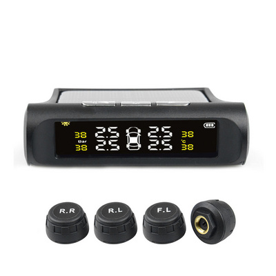 TPMS Built-in Sensors System Alarm with Car Tire Pressure Tester Monitor