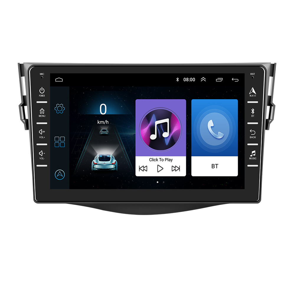 8'' Android 11 Double Din Car Radio GPS Navigation WIFI BT FM Audio Player For 2007-2012 Toyota RAV4