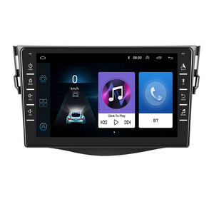 8'' Android 11 Double Din Car Radio GPS Navigation WIFI BT FM Audio Player For 2007-2012 Toyota RAV4