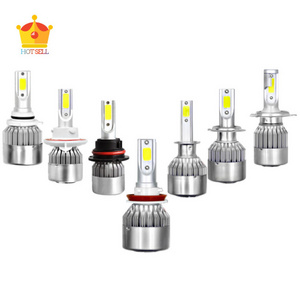 Auto spare parts H7 36W H1 H3 880 881 H7 H8 H9 H10 H11 H16 9005 9006 PSX24 PSX26 P13W auto c6 led headlight bulb