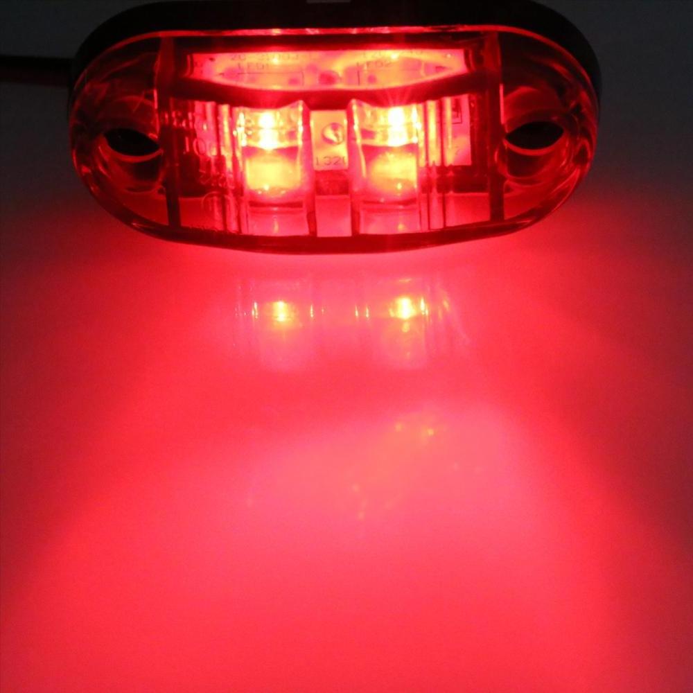 Amber Red White truck side lamp led 3.8inch working light led led side marker light