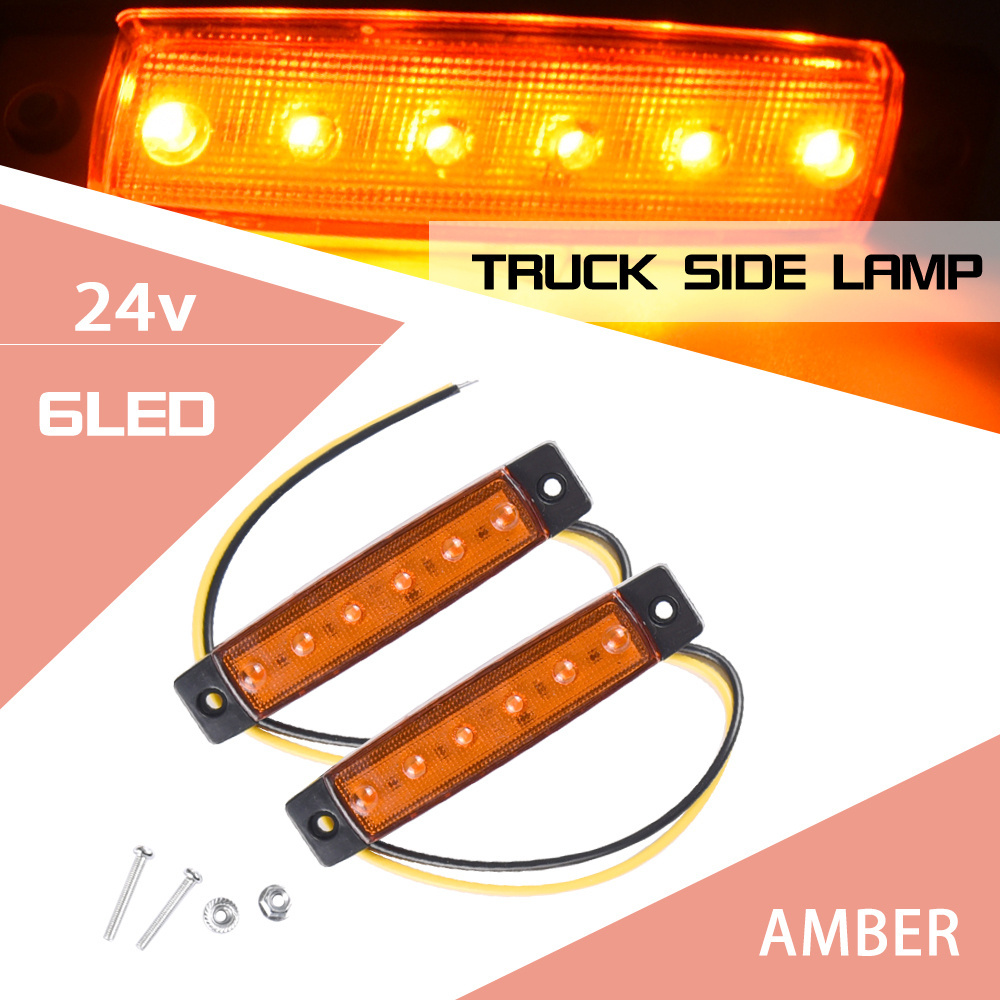 high quality side marker signal 3.8inch 12v 24v rear lamp for truck