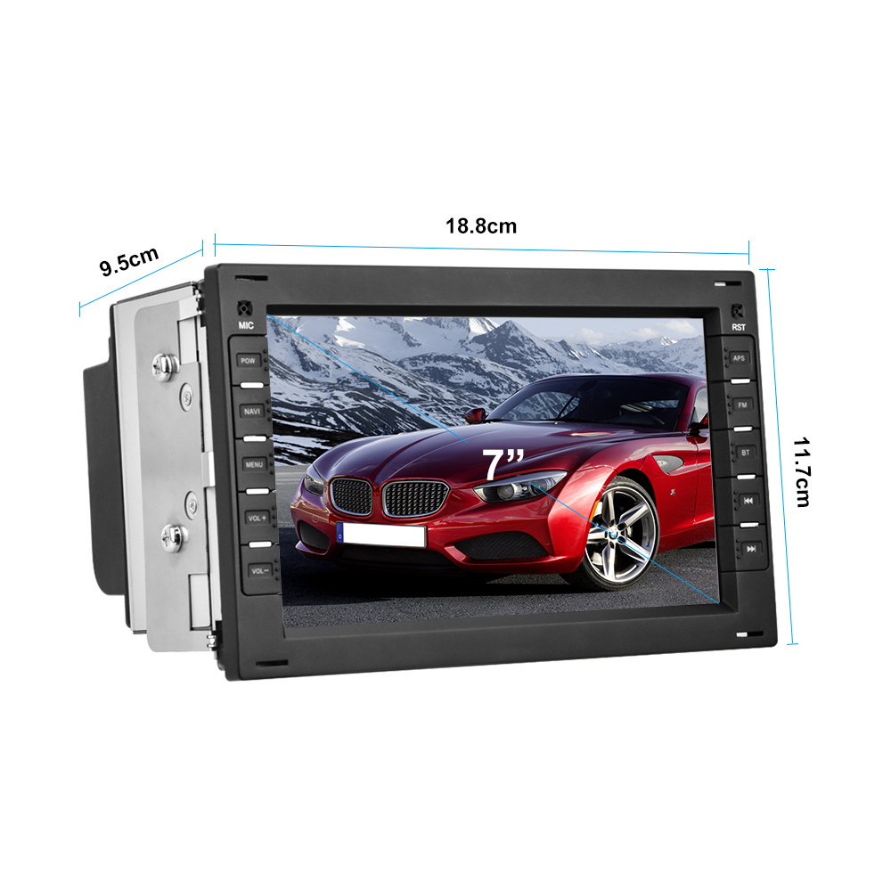 2 Din Android Car Radio Autoradio Video Player GPS Wifi BT OBD RDS For VW/Volkswagen/Passat/BORA/JETTA