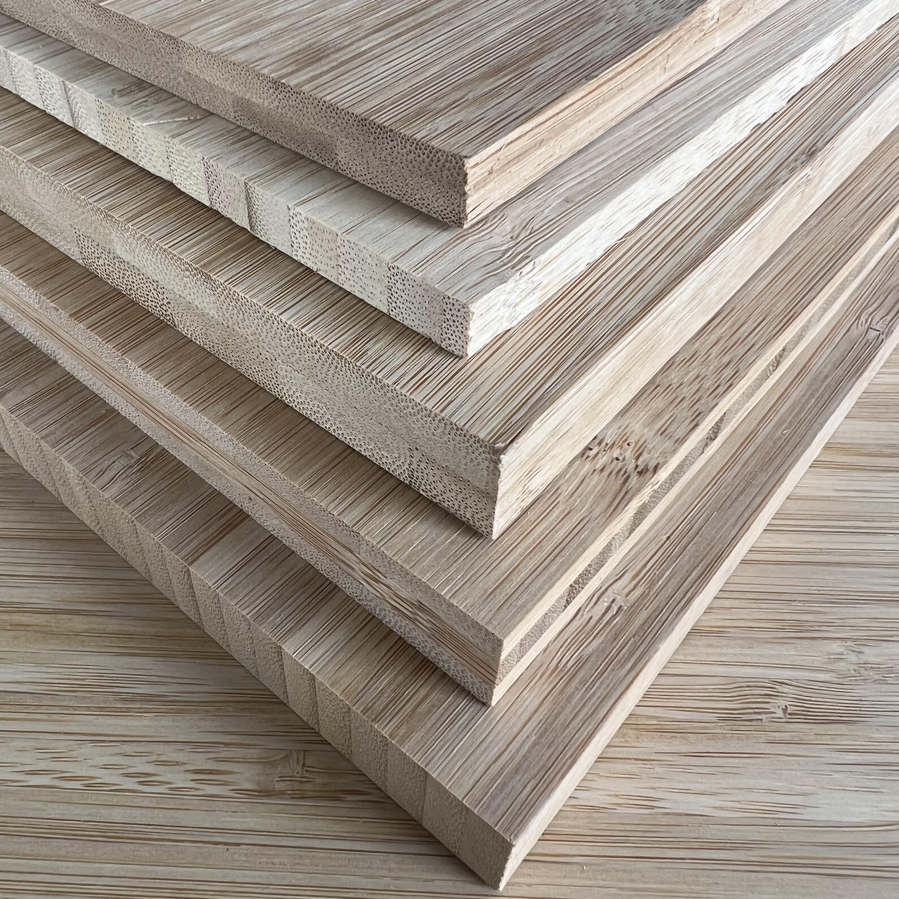 Wholesale 2000mm*600mm natural bamboo plywood 4mm 6mm 15mm 18mm commercial/liminated/strand woven bamboo plywood