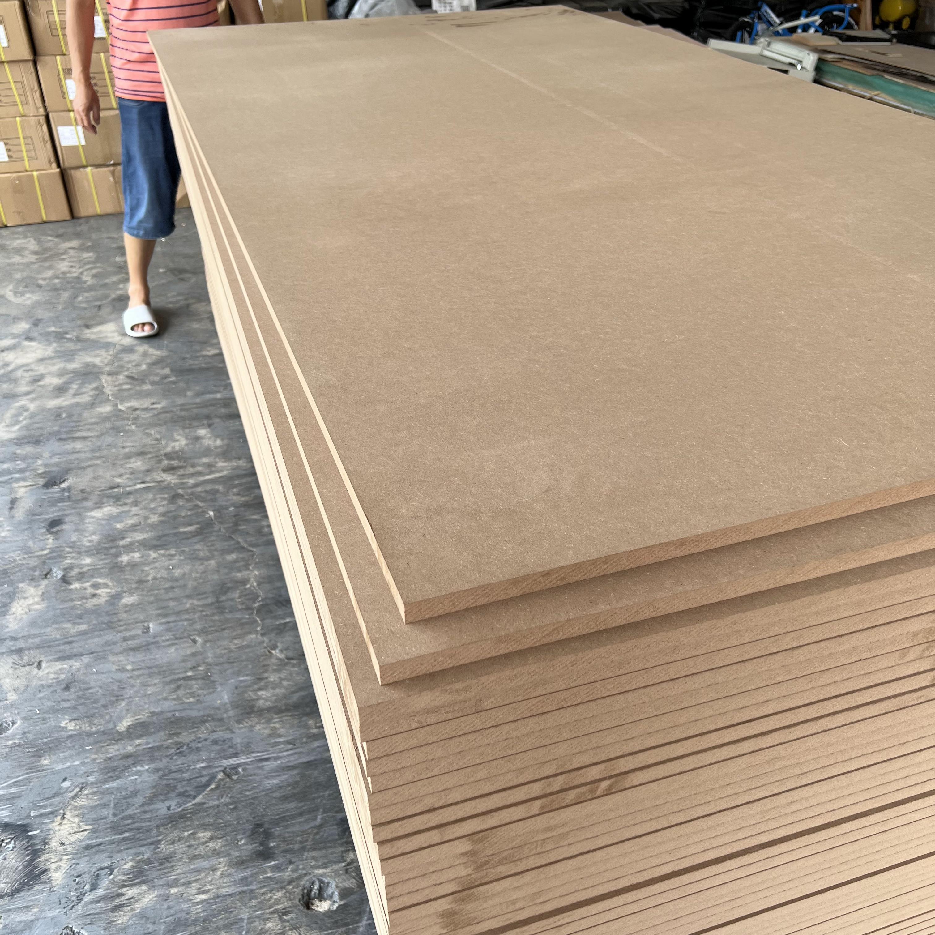 Factory Melamine laminated mdf board 18mm mdf wood craft plywood 3mm 6mm 9mm 15mm 18mm