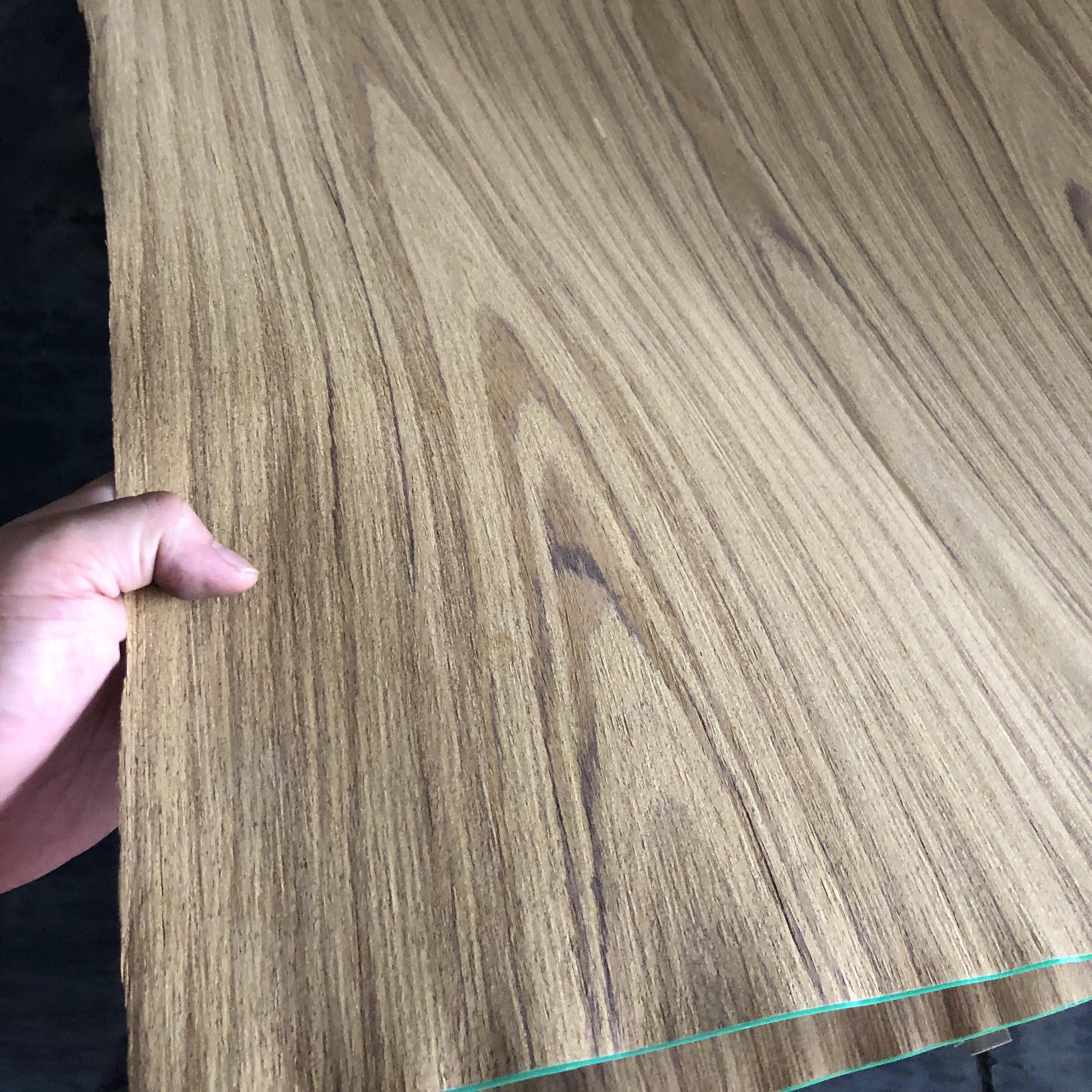 Factory Natural 0.25mm 0.3mm 0.4mm Engineered Teak Veneers Teak Wood Veneer with Competitive Price