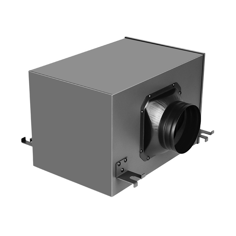 Custom Made PM2.5 Duct Air Purifying Box Various 100mm Hvac Air Duct Filter Metal Box