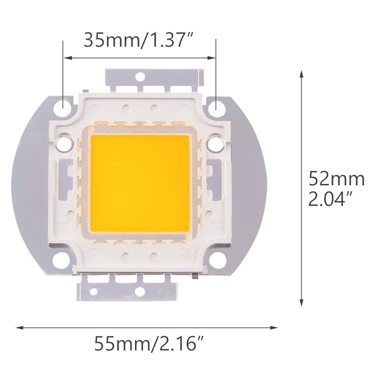 COB High Power SMD Diode LED 1W 3W 5W 10W 15W 20W 30W 50W 70W 100W 150W 200W 3V 12V 24V 36V 60V Free Sample Customized LED