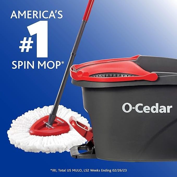 O-Cedar EasyWring Spins Mop Bucket Set Factory Supply Household Items Floor Cleaning Microfiber Mop Pads Head Replacement Part