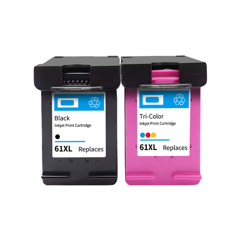 61XL 61 XL Premium Black Remanufactured Color InkJet Ink Cartridge Compatible for HP61 for HP Envy 1510 4500 1050 Printer