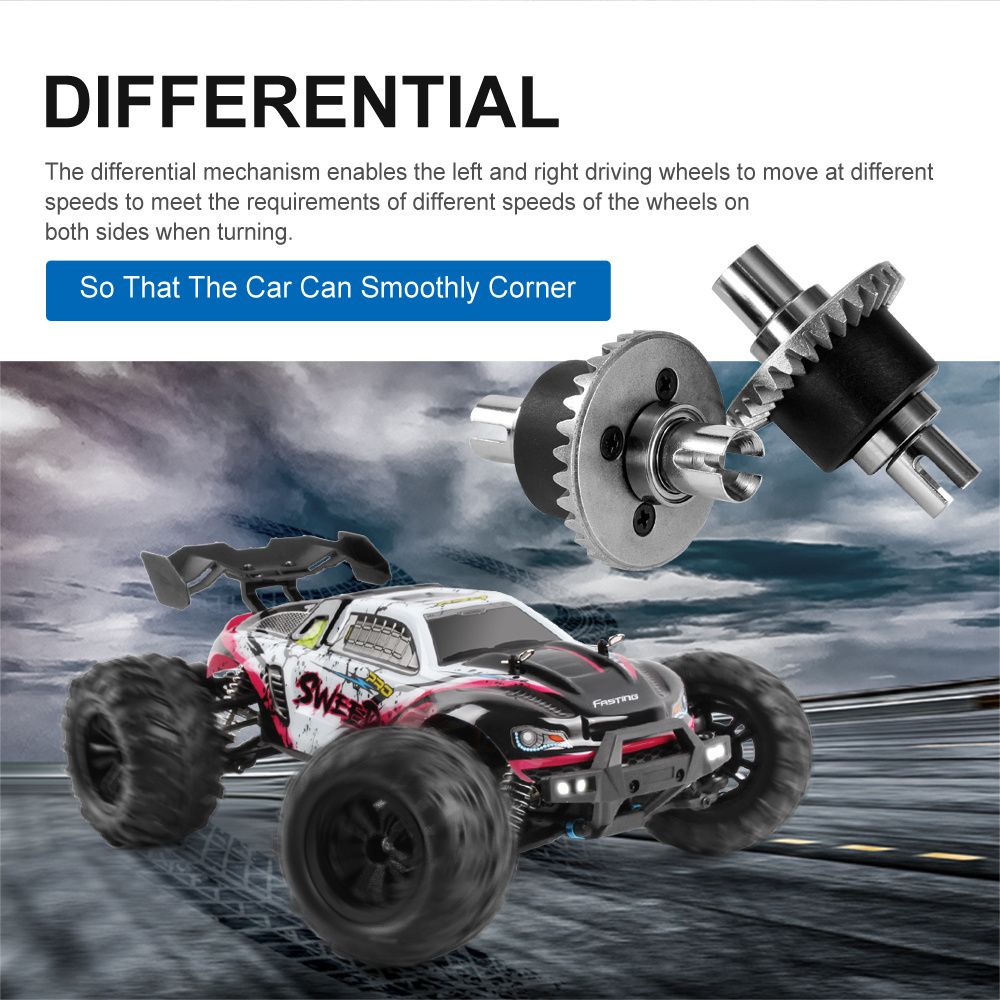 High-end Chinese New Year toy four-wheel drive high-power high-speed car RTR metal transmission 4*4 remote control monster truck