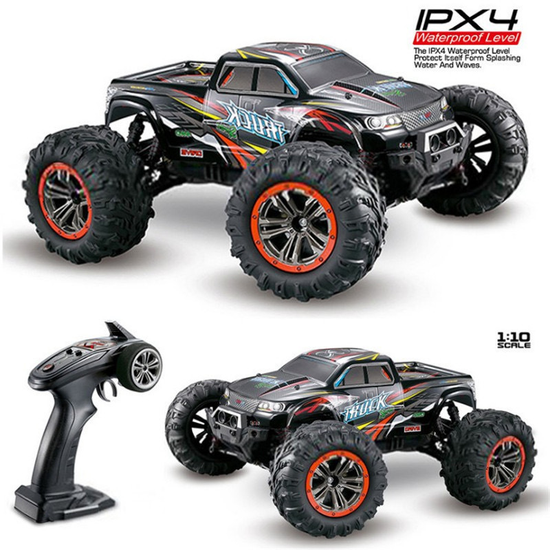 XLH9125 Toy Remote Control Vehicle 1/10 High Speed 4WD Off road Climbing Big Wheel All Terrain Remote Control Vehicle Model