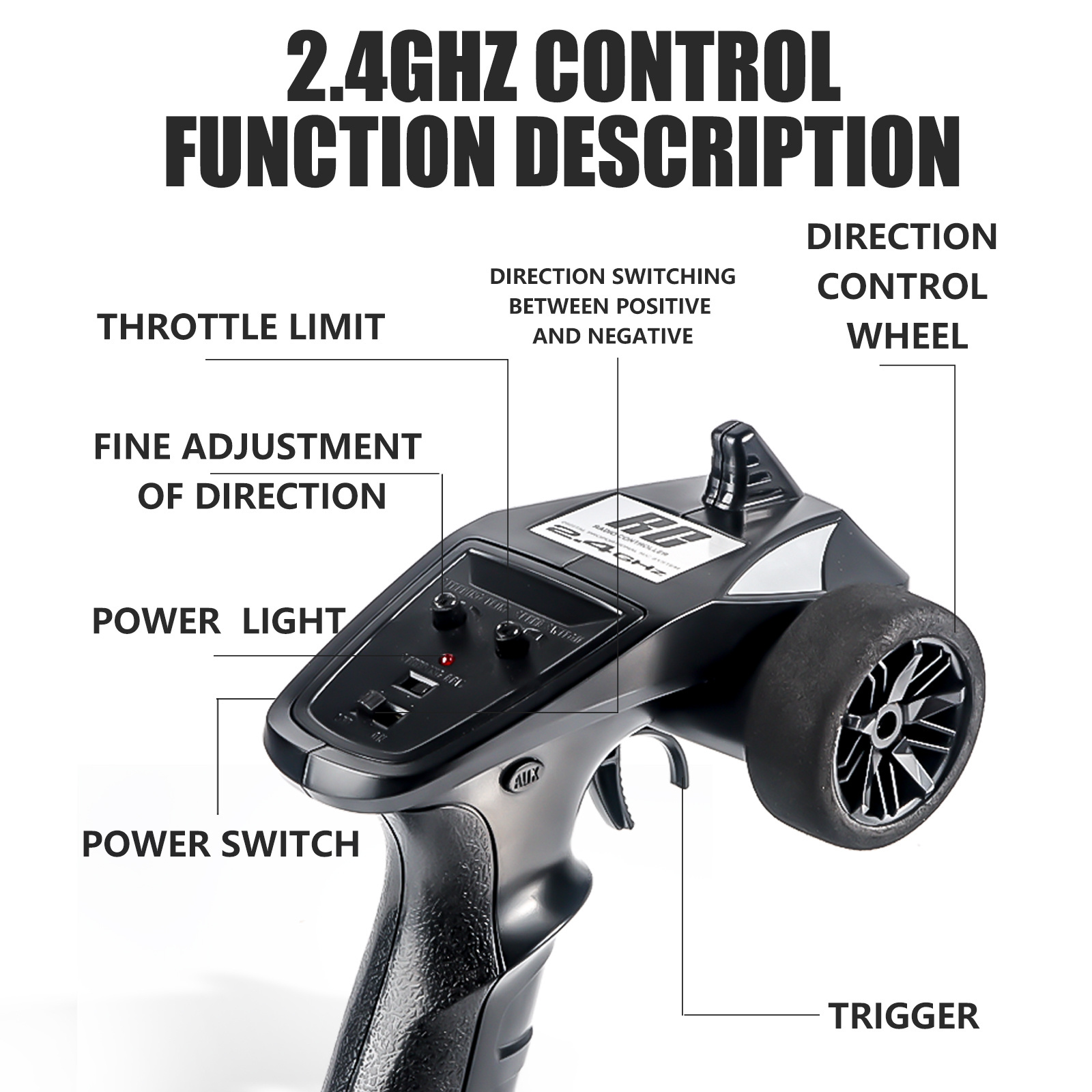 Support OEM ODM customized haiboxing rc model wireless remote control 1/14 full-scale high-speed off-road monster truck