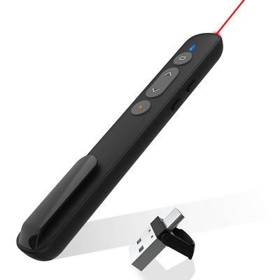 Wireless Presenter With Laser Pointer Red Pointer 2-In-1 Remote Control Usb Type C Presentation Clicker Applicable