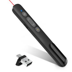 Cheap 2 in 1 USB/USB-C Laser Presenter Pointer Wireless Presenter Remote for Turning Page Wireless Presenter for Teaching