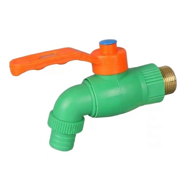 LJ-237 New products copper thread tap plastic turkey bibcock tap plastic faucet pvc tap