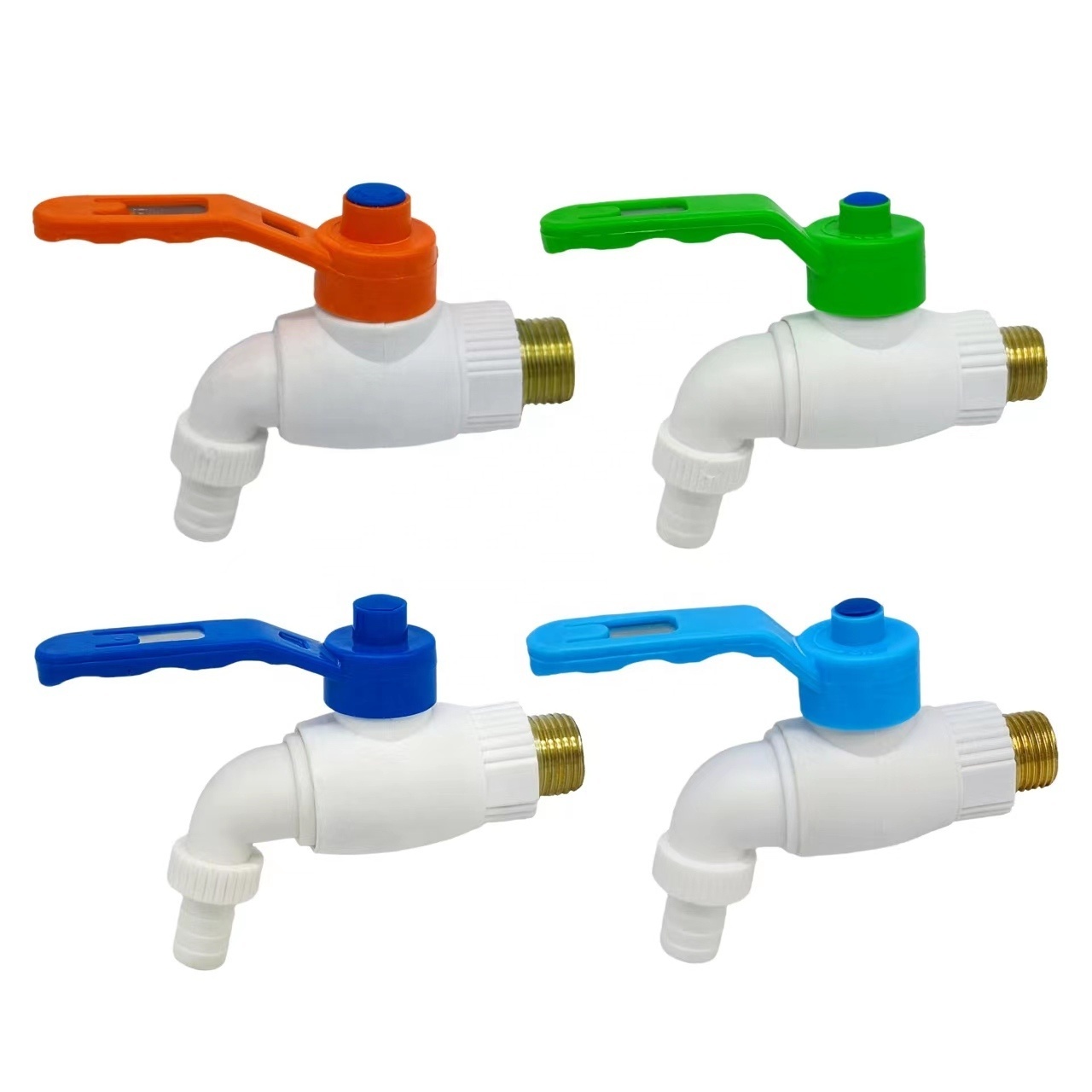 LJ-237 New products copper thread tap plastic turkey bibcock tap plastic faucet pvc tap